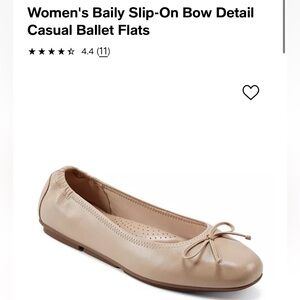 Macy’s Women’s Bailey Bow Detail Casual Ballet Flats